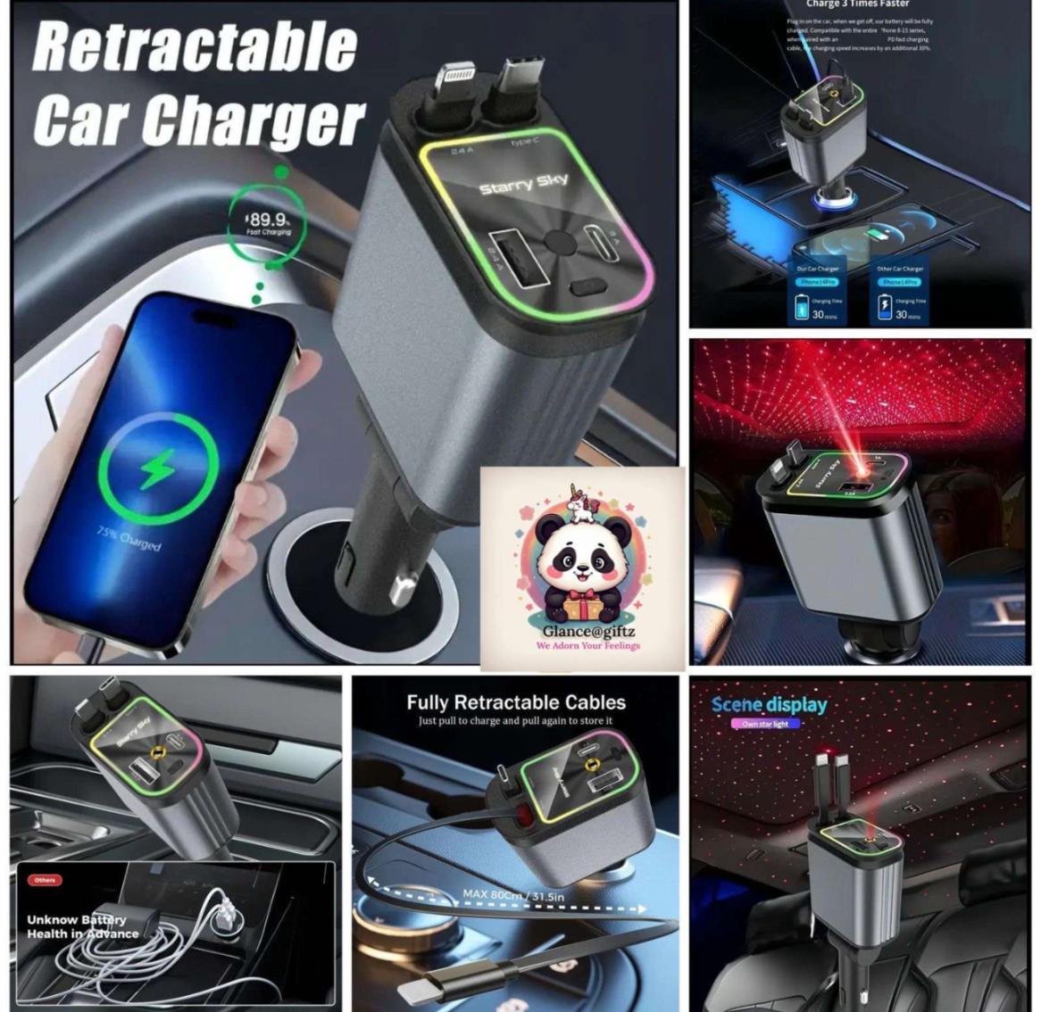 -OUQ6cAS2wAwN_AhdWVF Retractable Car Charger - Image 1